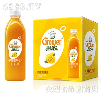 果農(nóng)芒果復(fù)合果汁1.18Lx6瓶
