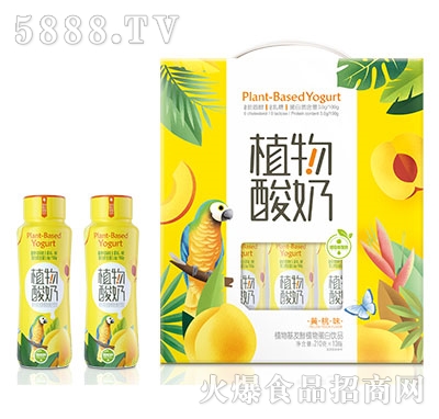 悠爵植物酸奶黃桃味210gx10