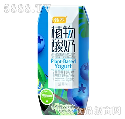 甄養(yǎng)植物酸奶藍(lán)莓味200g