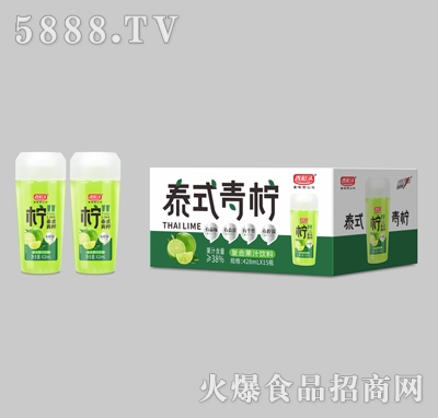 吉彩頭泰式青檸復合果汁飲料428mlX15