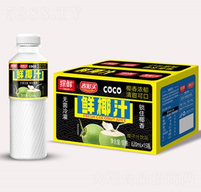 探鮮×吉彩頭鮮椰汁620ml×15
