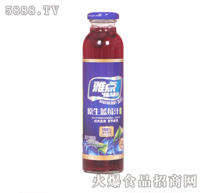 雅點(diǎn)藍(lán)莓果汁310ml