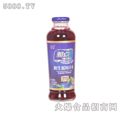 雅點(diǎn)藍(lán)莓果汁410ml