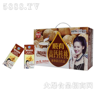 250mlx20盒順有高鈣核桃植物蛋白飲品箱裝