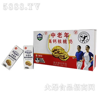 250mlx12盒順有中老年高鈣核桃奶禮盒