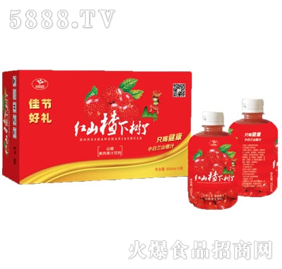 紅山楂下樹了山楂果汁飲料350mlx15瓶