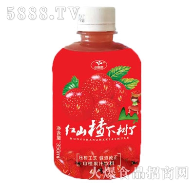 紅山楂下樹了山楂果汁飲料350ml