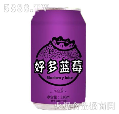 好多藍(lán)莓野生藍(lán)莓汁飲料310ml
