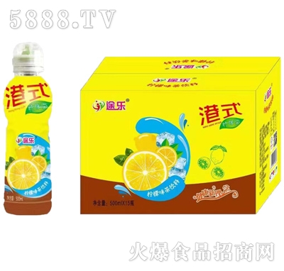 途樂港氏檸檬茶500ml