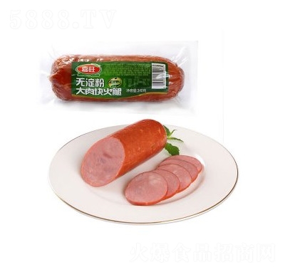 喜旺大肉塊火腿袋裝香腸