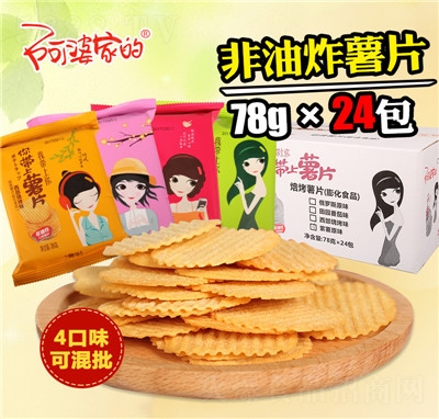 ���żҵķ���ը��Ƭ78g��ʳ���l(f��)��ʳƷ