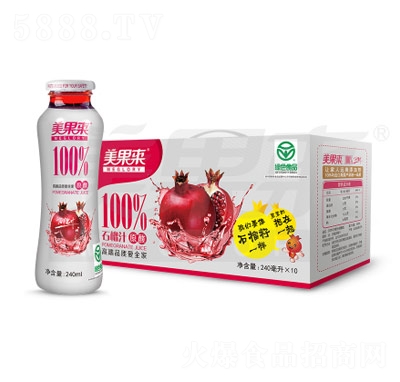 ������(l��i)100%ԭ��ʯ��֭1��240ml��10ƿ