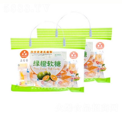 品香園綠橙軟糖