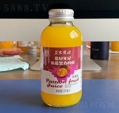 盈太果園復合乳酸菌百香果味果汁飲品318ml