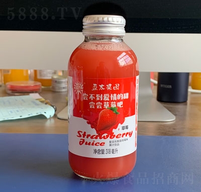 盈太果園復合乳酸菌草莓味果汁飲品318ml