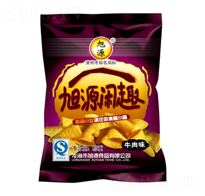 旭源牛肉味休閑膨化零食