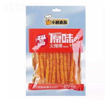 小鵬食品原味火辣棒辣條休閑零食