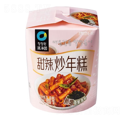 清凈園甜辣炒年糕190g方便速食食品