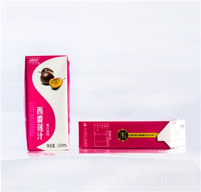 大有為休閑飲品招商代理商超貨源果汁飲料西番蓮汁250ml