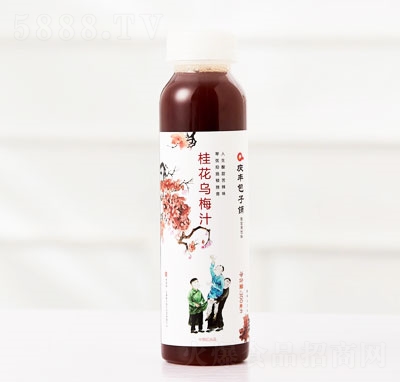 中原紅桂花烏梅汁果汁飲料