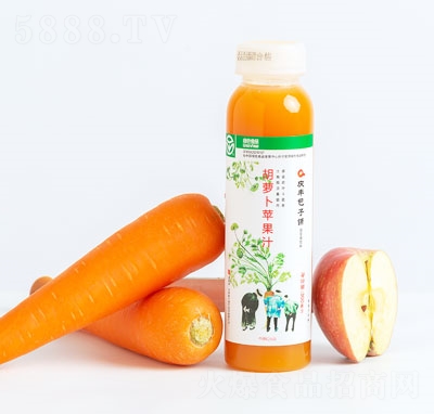 中原紅胡蘿卜蘋果汁果汁飲料300ml