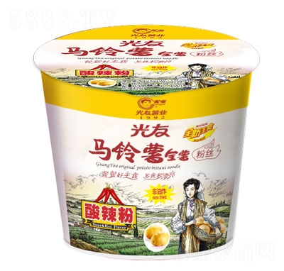 光友馬鈴薯全薯酸辣粉碗裝