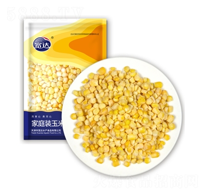 寬達家裝玉米粒800g速凍食品招商代理