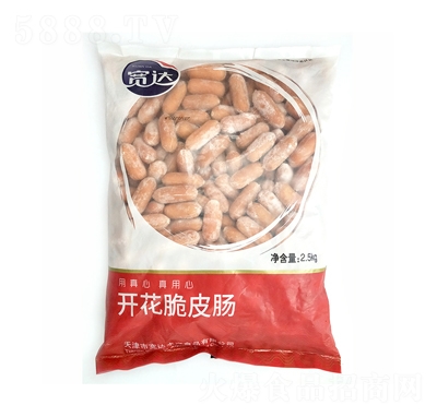 寬達開花脆皮腸2.5kg速凍食品招商代理