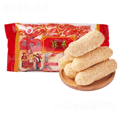 鹿辰福建麻棗芝麻味250g特產(chǎn)小吃麻棗零食特色茶點心傳統(tǒng)糕點散裝批發(fā)