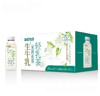 湯臣牧場生牛乳茉莉花輕乳茶450ml×15瓶