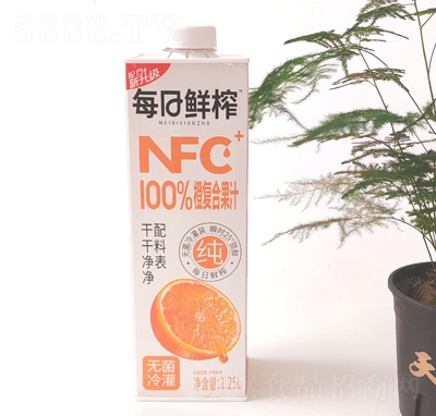 ����ÿ���rեNFC100%�ȏ�(f��)�Ϲ�֭1.25L