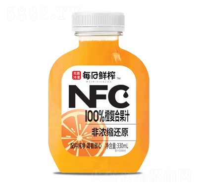 ����ÿ���rեNFC100%�ȏͺϹ�֭330ML