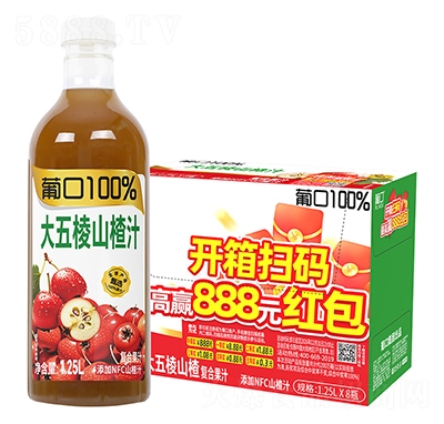 �Ͽ�100%������ɽ�֭���1.25L