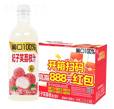 �Ͽ�100%����Ц��֦֭���1.25L