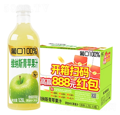 �Ͽ�100%�S�{˹���O��֭���1.25L