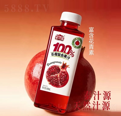̩֭Դ100%ʯ��ͺϹ�֭500ml