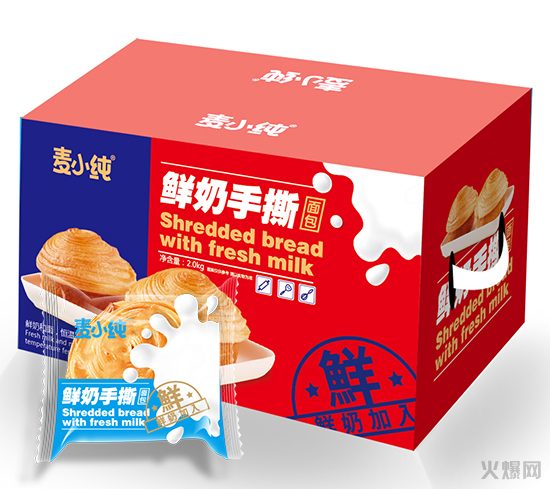 麥小純鮮奶手撕面包禮盒 麥小純鮮奶手撕面包禮盒